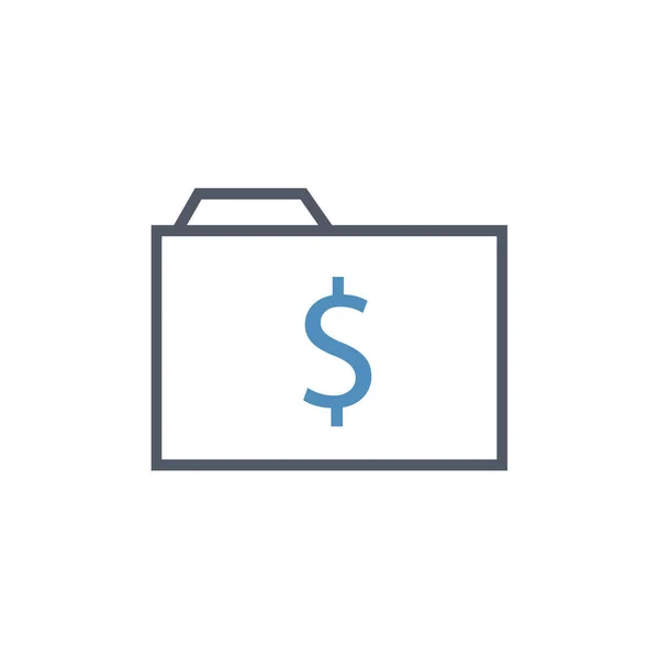 Usa Dollar Ikon Webb Logotyp Tecken Illustration — Stock vektor
