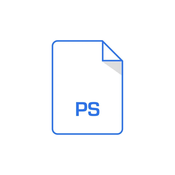 Icona Formato File Illustrazione Vettoriale Design Semplice — Vettoriale Stock