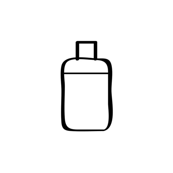 Parfümflaschen Symbol Umriss Illustration Von Kosmetischen Lotion Vektor Symbole Für — Stockvektor