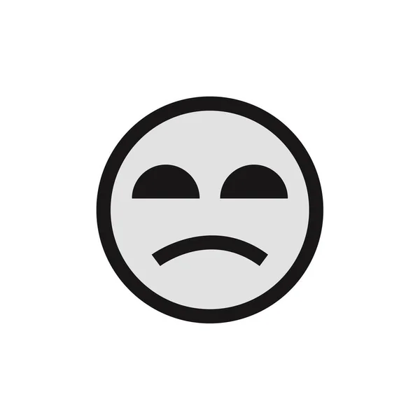 Emoji Icono Expresión Cara Símbolo Emoción Vector Ilustración — Vector de stock