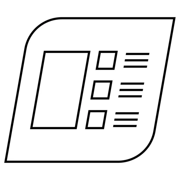 Wireframes Modern Icon Vector Illustration — Stock Vector