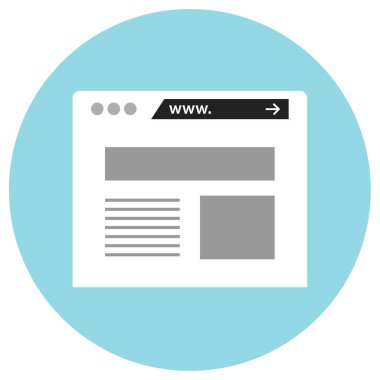 wirefram simgesi vektör illüstrasyonu