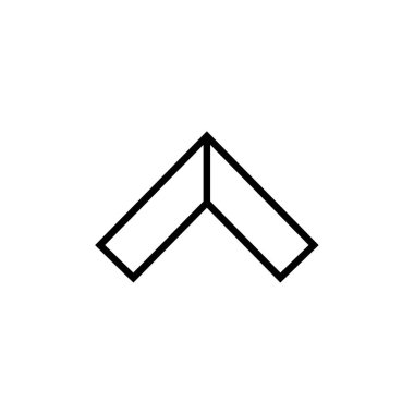 ok simgesi vektör illüstrasyonu   