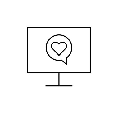 SMS & Metin Mesajlaşması ikon vektör çizimi