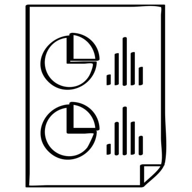 Analiz Simgesi Vektör Çizimi