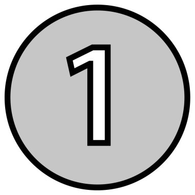 bir satır simgesi vektör illüstrasyonu 