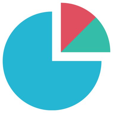 Pasta çizelgesi. Web simgesi