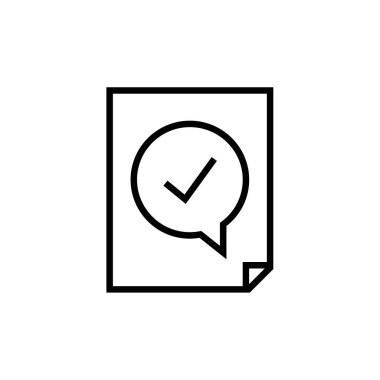 SMS & Metin Mesajlaşması ikon vektör çizimi