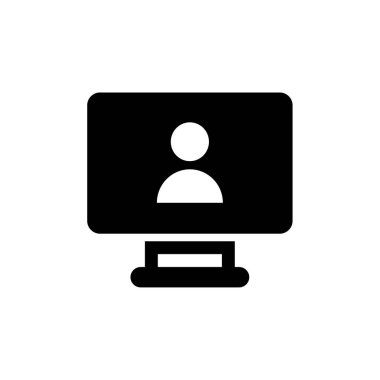 Kullanıcı profil simgesi vektör resimleme arkaplanı 