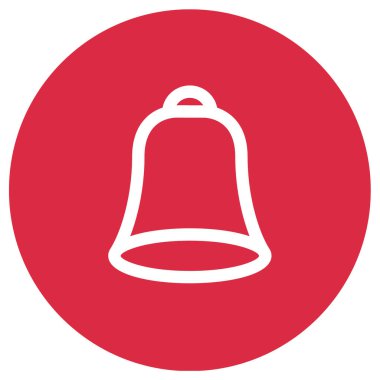 Çan simgesi vektör illüstrasyonu 