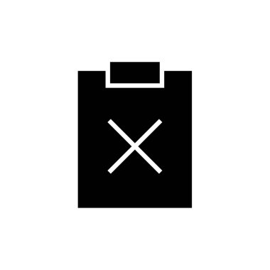 Web ve mobil uygulama tasarımınız için beyaz arkaplanda izole edilmiş pano simgesi vektörü, kontrol listesi logosu kavramı