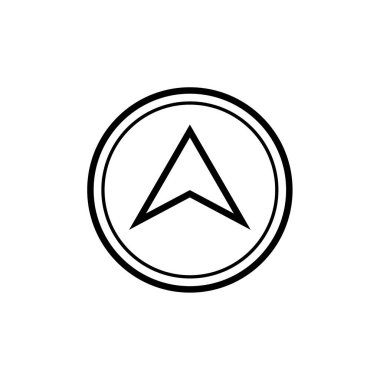 GPS ve konum simgesi vektör çizimi   