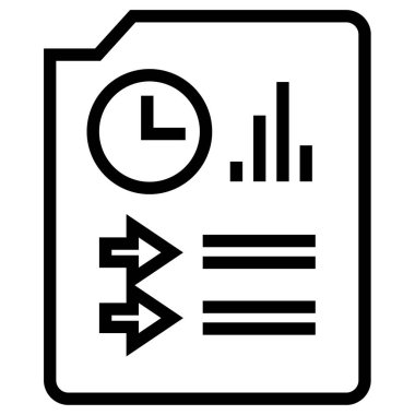 Rapor verin. Web simgesi basit illüstrasyon    