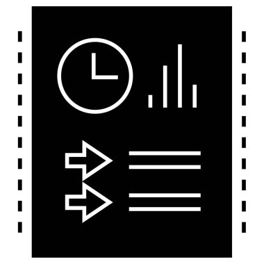 Modern simge ve vektör illüstrasyonunu bildir