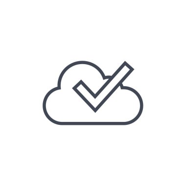 İşaretleme simgesi vektör illüstrasyon tasarımını kontrol et       