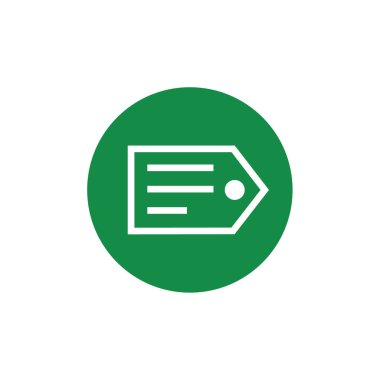 işletme fiyatlandırma etiketi sembolü 