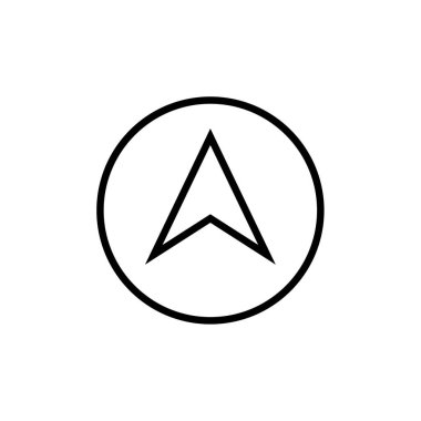 ok simgesi vektör illüstrasyonu   