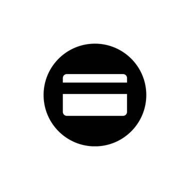 Kredi kartı simgesi, vektör illüstrasyonu 