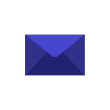 e- posta web simgesi, basit illüstrasyon