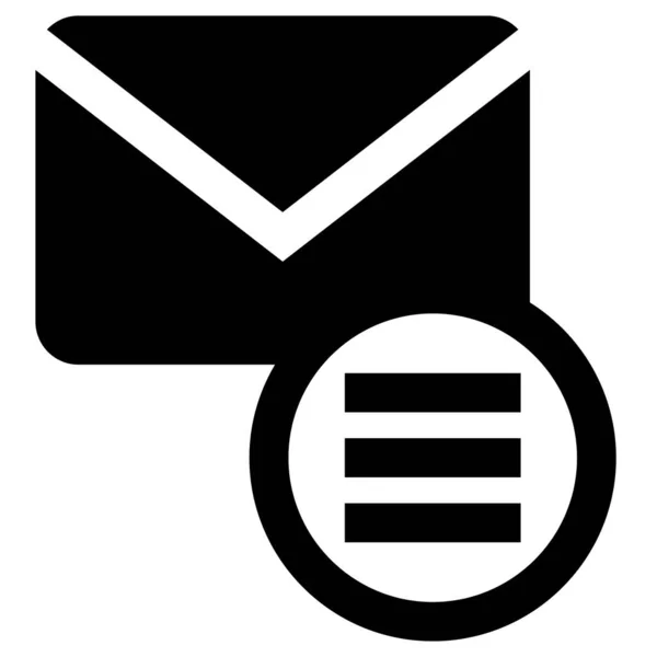 Icône Web Email Illustration Simple — Image vectorielle
