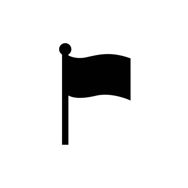 現代の旗のナビゲーションアイコンのベクトル図 — ストックベクタ