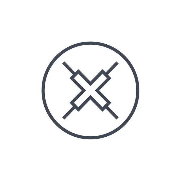Abstrakt Kreativ Logotyp Ikon Design Vektor Mall — Stock vektor