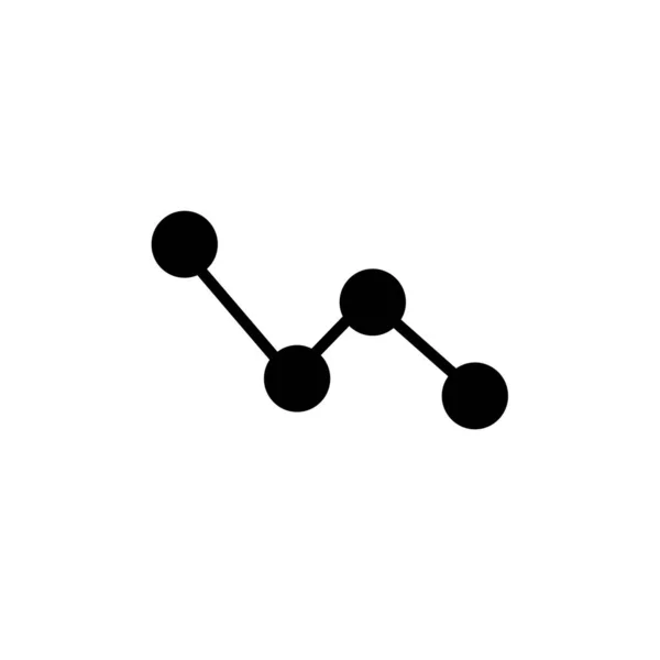 Illustration Vectorielle Icône Molécule — Image vectorielle