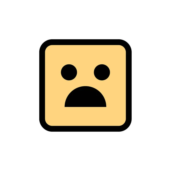 Ikon Emoji Ekspresi Wajah Simbol Emosi Ilustrasi Vektor - Stok Vektor