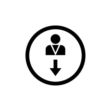 Vektör olarak kullanıcı simgesi. Logotype 