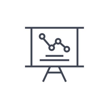 grafik ikonu vektör illüstrasyonu