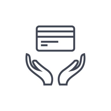 para transfer çizgisi simgesi, vektör illüstrasyonu 