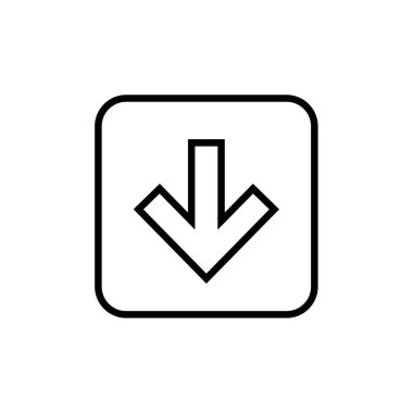 ok simgesi vektör illüstrasyonu   