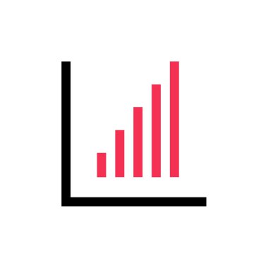 grafik ikonu vektör illüstrasyonu