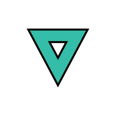  Ok düğmesi. düz biçim simgesi tasarımı