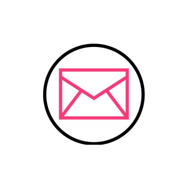 e- posta web simgesi, basit illüstrasyon