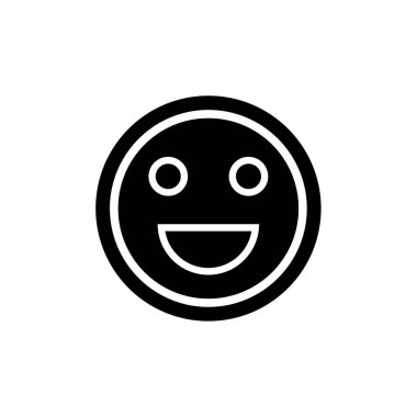 İfade simgesi, yüz ifadesi, duygu sembolü, vektör illüstrasyonu