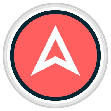 ok simgesi, vektör illüstrasyonu