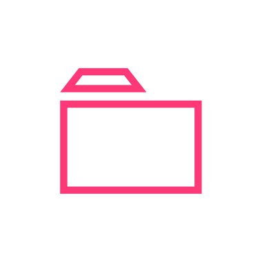 Dosya. Web simgesi basit illüstrasyon          