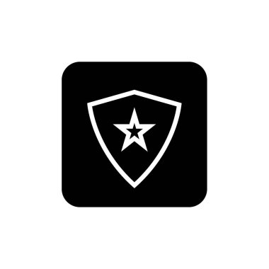 kalkan ikon vektör illüstrasyonu