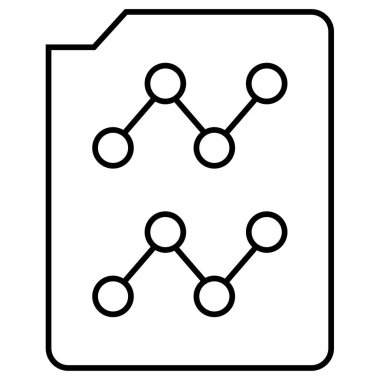 Rapor verin. Web simgesi basit illüstrasyon    