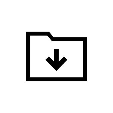 Dosya. Web simgesi basit illüstrasyon          