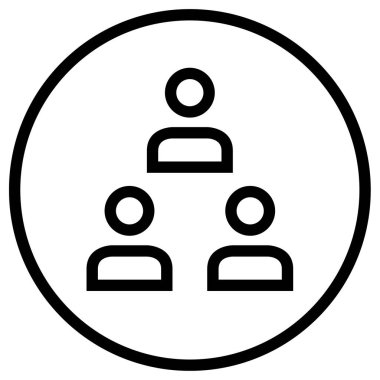 Grup simge vektör çizim 