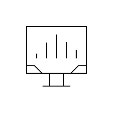 Bilgi Grafik simgesi vektör illüstrasyonu
