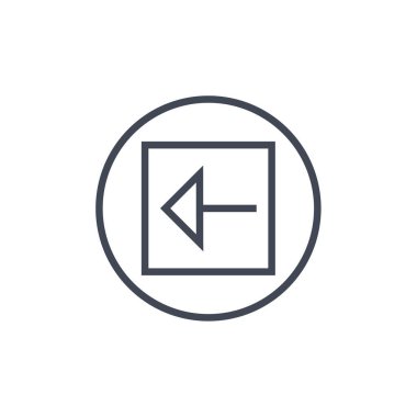 ok simgesi vektör illüstrasyonu 