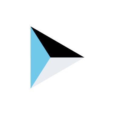 ok simgesi, vektör illüstrasyonu, düz tasarım  