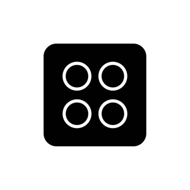 Soyut çokgen geometrik simge, vektör illüstrasyonu 