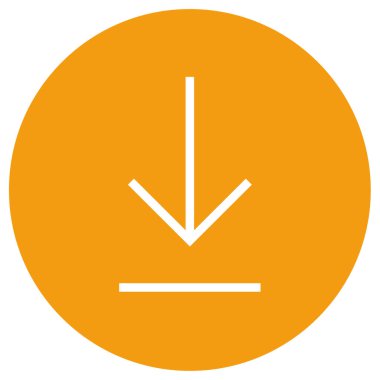 Ok simgesini indir. vektör illüstrasyonu