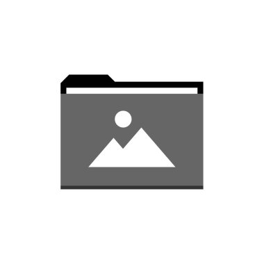 galeri fotoğraf albümü simgesi, vektör illüstrasyonu    