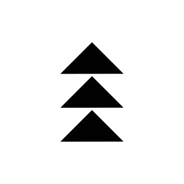 kullanıcı arayüzü ok simgesi, vektör illüstrasyonu