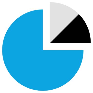 Pasta çizelgesi. Web simgesi